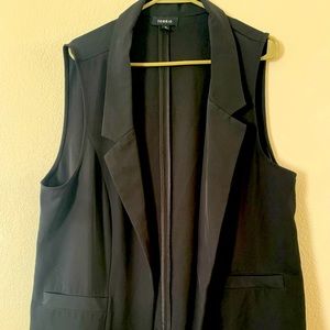 Torrid Black Sleeveless Vest for Women